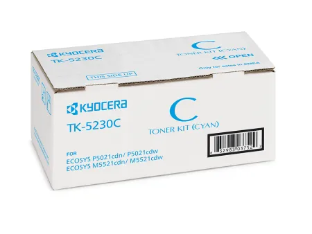 Оригинальный тонер-картридж Kyocera TK-5230C (голубой, 2200 стр.) (арт. 1T02R9CNL0)