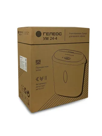 Уничтожитель документов ГЕЛЕОС УМ24-4 (арт. УМ24-4)