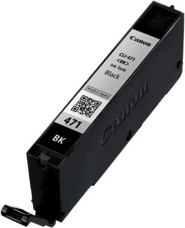 Оригинальный картридж Canon CLI-471 BK (чёрный, 7 мл.) (арт. 0400C001)