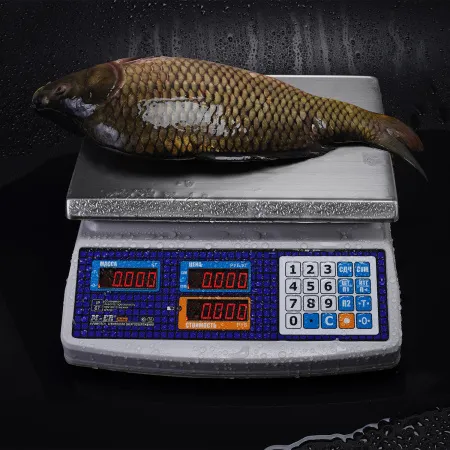 Торговые настольные весы Mertech M-ER 329 AC-15.2 IP67 ″Fisher″ LED (арт. 3175)
