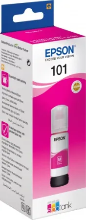 Оригинальные чернила Epson 101 EcoTank Magenta ink bottle (арт. C13T03V34A)
