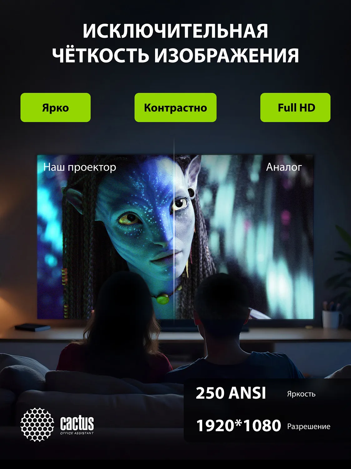 Проектор Cactus CS-PRE.01WT.WUXGA-A (арт. CS-PRE.01WT.WUXGA-A)
