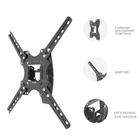 Кронштейн VLK TRENTO-14 чёрный для TV 20-55″ (арт. 51036)