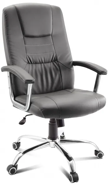 Кресло руководителя ГЕЛЕОС Престиж (черный) (арт. Прест_черн)