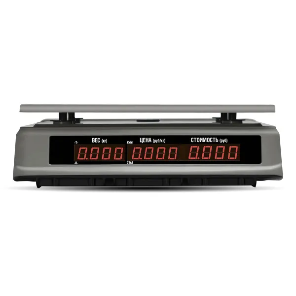 Торговые настольные весы Mertech M-ER 328 AC-32.5 ″TOUCH-M″ LED RS232 и USB (арт. 3161)