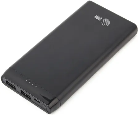Мобильный аккумулятор Cactus 10000mAh, 2.1A, 2xUSB, черный (арт. CS-PBFSFT-10000)