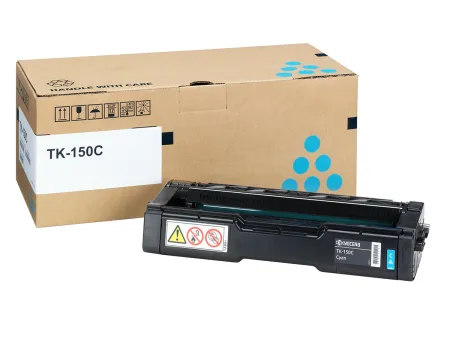 Оригинальный тонер-картридж Kyocera TK-150C (голубой, 6000 стр.) (арт. 1T05JKCNL0)