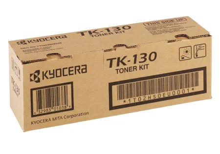 Оригинальный тонер-картридж Kyocera TK-130 (чёрный, 7200 стр.) (арт. 1T02HS0EU0)