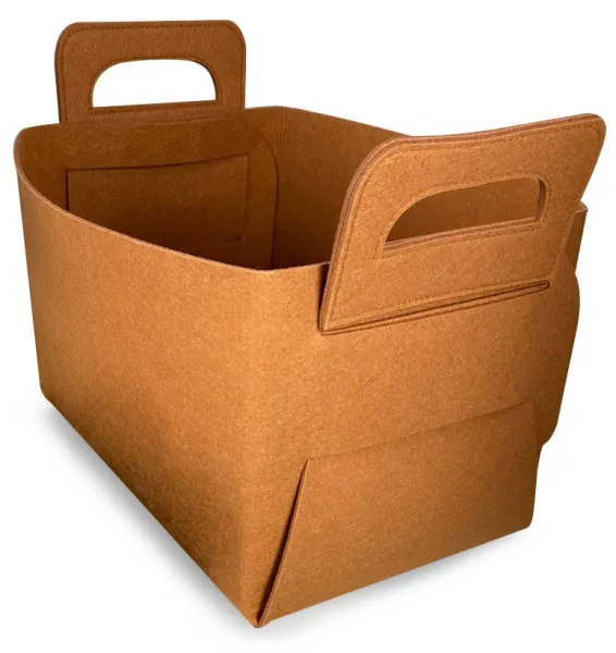 Короб ГЕЛЕОС Войлок (25х18х15 (M), рыжий) (арт. ВЛК-РМ)