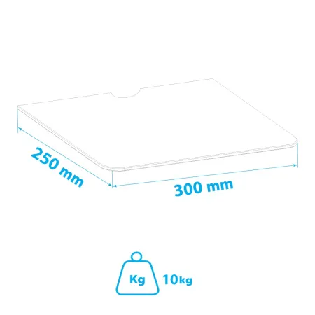 Полка VLK TRENTO-71 чёрный для DVD и AV (арт. 51018)