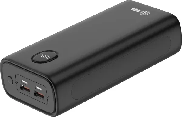 Мобильный аккумулятор Cactus (30000mAh, 4.5A, 2xUSB-A/USB-C, черный) (арт. CS-PBFSJA-30000)