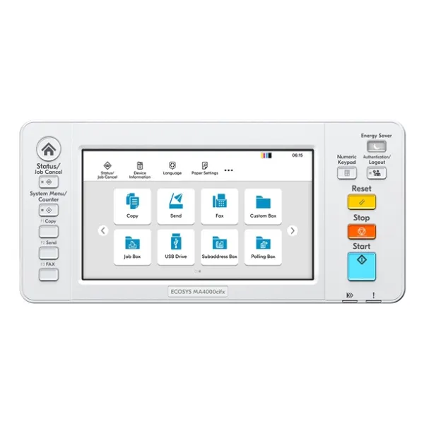 МФУ лазерное цветное Kyocera ECOSYS MA4000cifx. Печать / Скан. / Копир. / Факс, А4, 40 стр./мин. (арт. 1102Z53NL0)