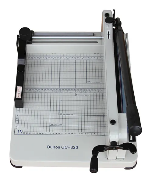 Резак гильотинный Bulros механический GC-320 (арт. CG-D-Man-320G-Man-Man-Ma)