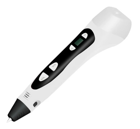 Ручка 3D Cactus PLA ABS LCD (белый) (арт. CS-3D-PEN-C-WT)