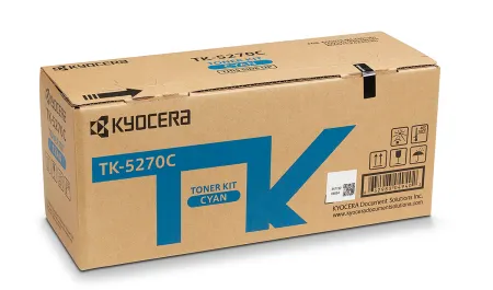 Оригинальный тонер-картридж Kyocera TK-5270C (голубой, 6000 стр.) (арт. 1T02TVCNL0)