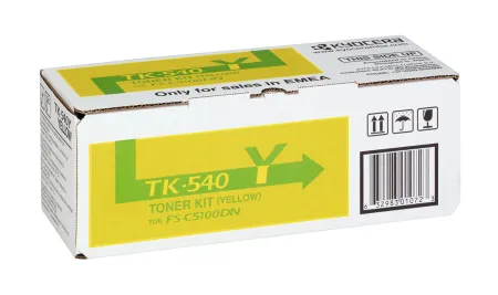 Оригинальный тонер-картридж Kyocera TK-540Y (жёлтый, 4000 стр.) (арт. 1T02HLAEU0)