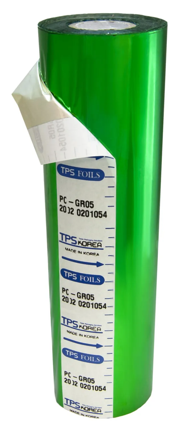 Фольга для ламинирования TPS (213мм x 122м, зеленый) (арт. 2420)
