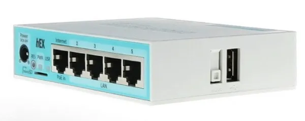 Маршрутизатор Mikrotik hEX (арт. RB750GR3)