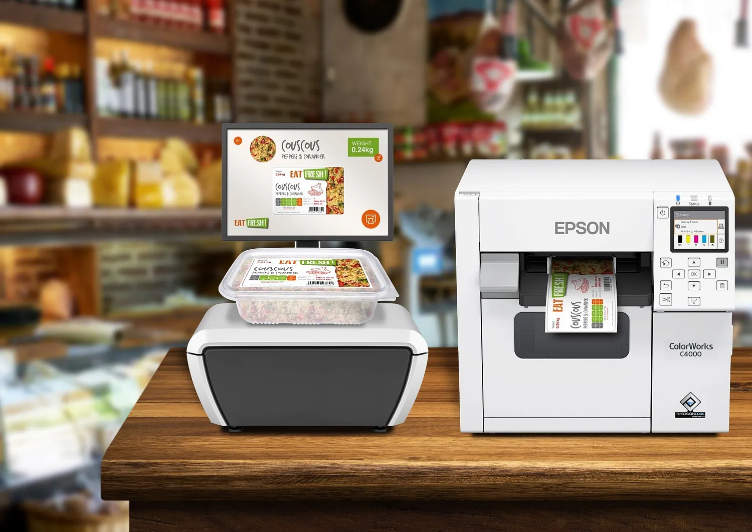 Цветной принтер этикеток Epson ColorWorks CW-C4000 (Matte) (арт. C31CK03A9981)