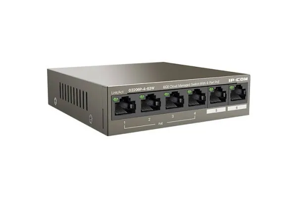 Коммутатор IP-COM G2206P-4-63W (арт. G2206P-4-63W)