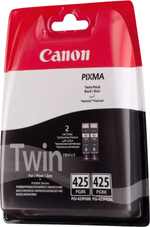 Набор картриджей Canon PGI-425 PGBK (чёрный, 2 картриджа, 19 мл.) (арт. 4532B007)