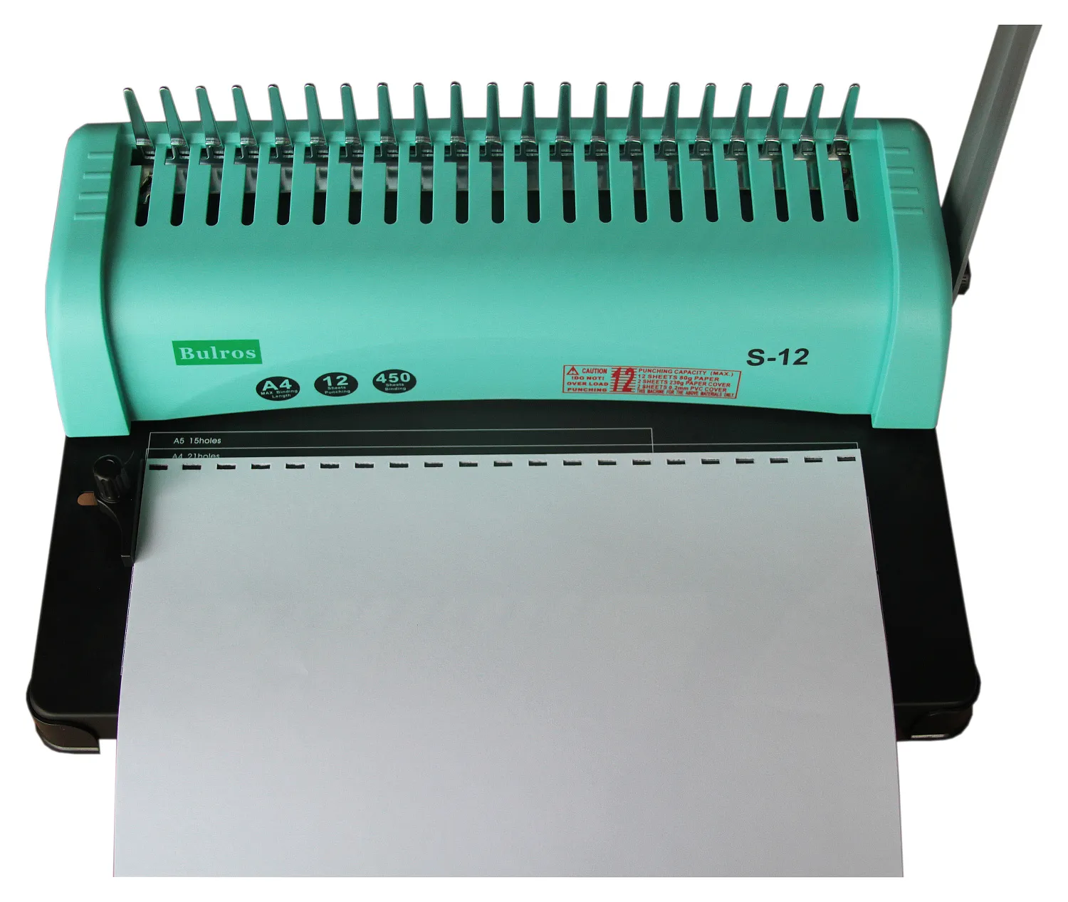 Переплетчик Bulros Bulros S-12, пластиковой пружиной (арт. BB-D-PLB-S-12-not-not-Ma)