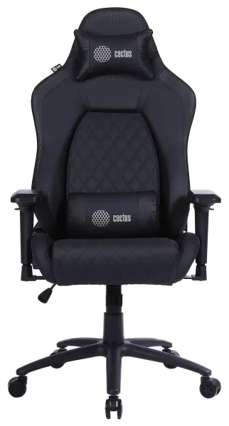 Игровое кресло Cactus черный с подголовником (арт. CS-CHR-130)