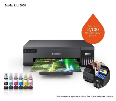 Принтер цветной струйный Epson EcoTank L18050, A3+ (арт. C11CK38403)