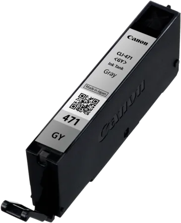 Оригинальный картридж Canon CLI-471 GY (серый, 7 мл.) (арт. 0404C001)