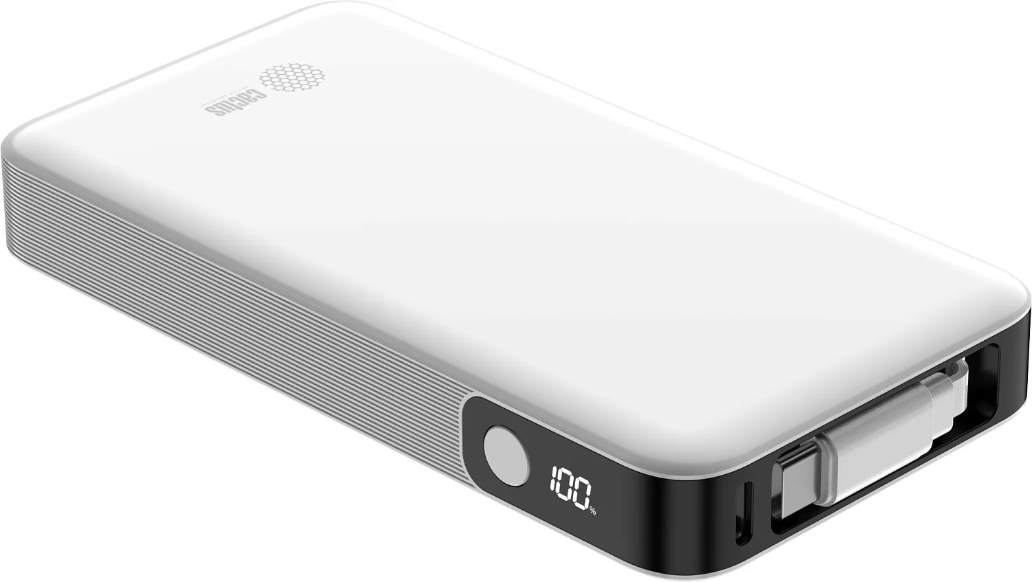 Мобильный аккумулятор Cactus (10000mAh 22.5W 4.5A 2xUSB-C белый) (арт. CS-PBFSPA-10000)