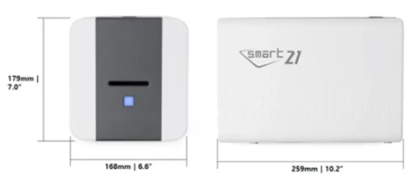 Принтер пластиковых карт Smart 21S Single Side USB (арт. 653214)