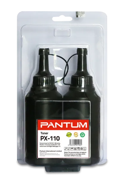 Оригинальный заправочный комплект Pantum PX-110. 2 чипа + 2 тонера по 1500 стр. Для Pantum (арт. PX-110)