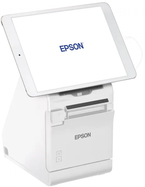 Чековый принтер Epson TM-m30II-S (011A0): USB + Ethernet + NES + Lightning + SD, White, PS, UK (арт. C31CH63011A0)