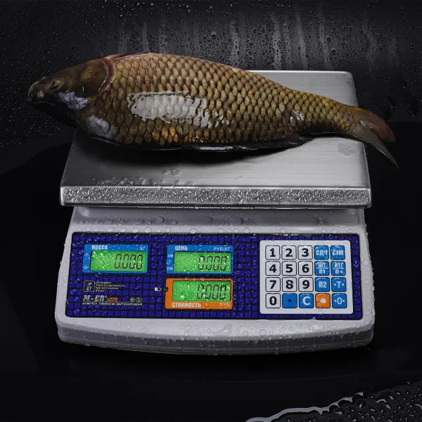 Торговые настольные весы Mertech M-ER 329 AC-32.5 IP67 ″Fisher″ LСD (арт. 3182)