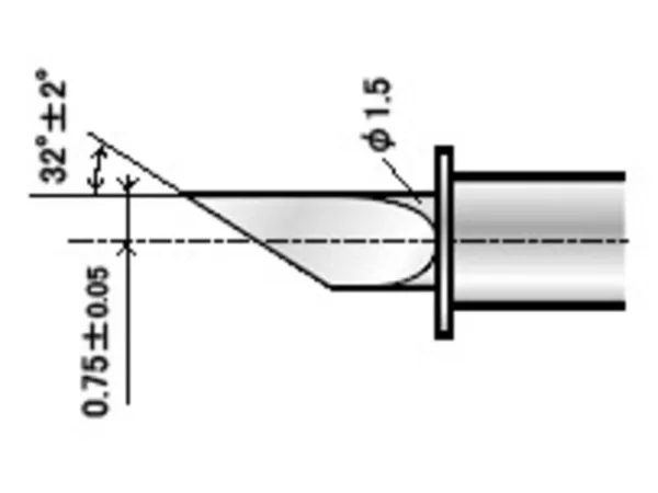 Нож для каттера Roland (арт. ZEC-U3075)