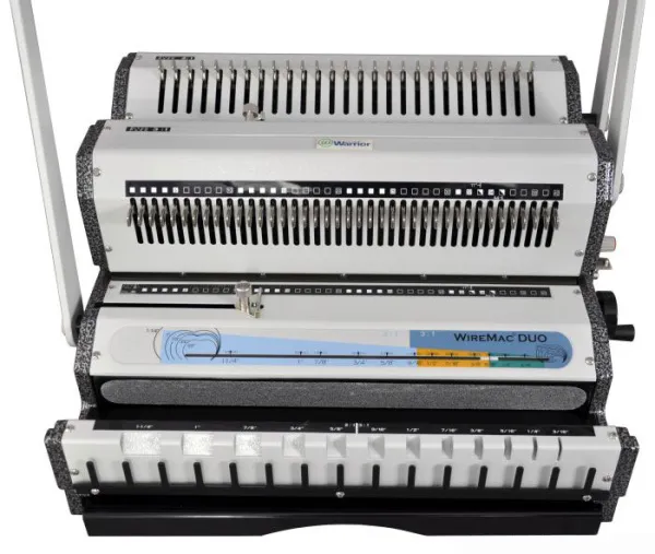 Переплетная машина Warrior 21172, 3-В-1 (WireMac-Duo) (арт. 1317)