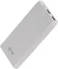 Мобильный аккумулятор Cactus 10000mAh, 2.1A, 2xUSB, белый (арт. CS-PBFSMT-10000)