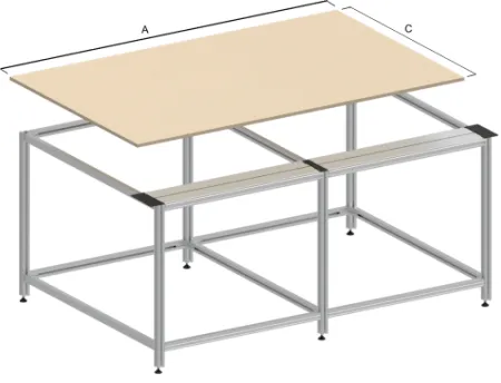Стол KeenCut SmartFold Bench 160 для резака Evolution3 E3BT160 (арт. SFB160)
