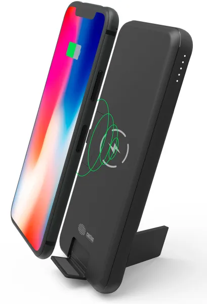 Мобильный аккумулятор Cactus 10000mAh, 3A, 1xUSB, черный (арт. CS-PBFSQT-10000)