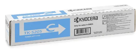 Оригинальный тонер-картридж Kyocera TK-5205C (голубой, 12000 стр.) (арт. 1T02R5CNL0)