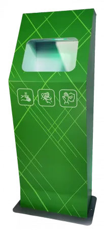 Бесконтактный напольный дезинфектор для рук 1ART-GROUP 1APT-НП. Емкость бака антисептика - 10л. (арт. 1APT-НП)