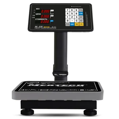 Торговые напольные весы Mertech M-ER 333 ACPU-60.20 с расч. стоимости LED (арт. 3166)