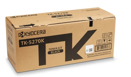 Оригинальный тонер-картридж Kyocera TK-5270K (чёрный, 8000 стр.) (арт. 1T02TV0NL0)