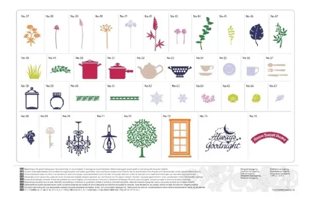 Коллекция рисунков для домашнего декора Brother CAUSB3 (арт. CAUSB3)