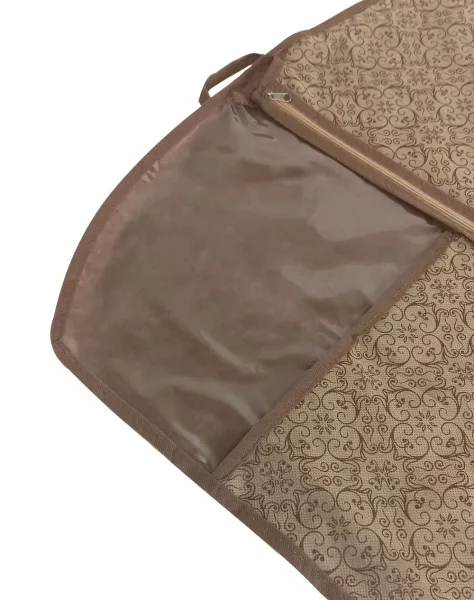 Чехол ГЕЛЕОС для хранения верхней одежды, «Миндаль» / Бежевый, 100х60 см (арт. МНД_07)