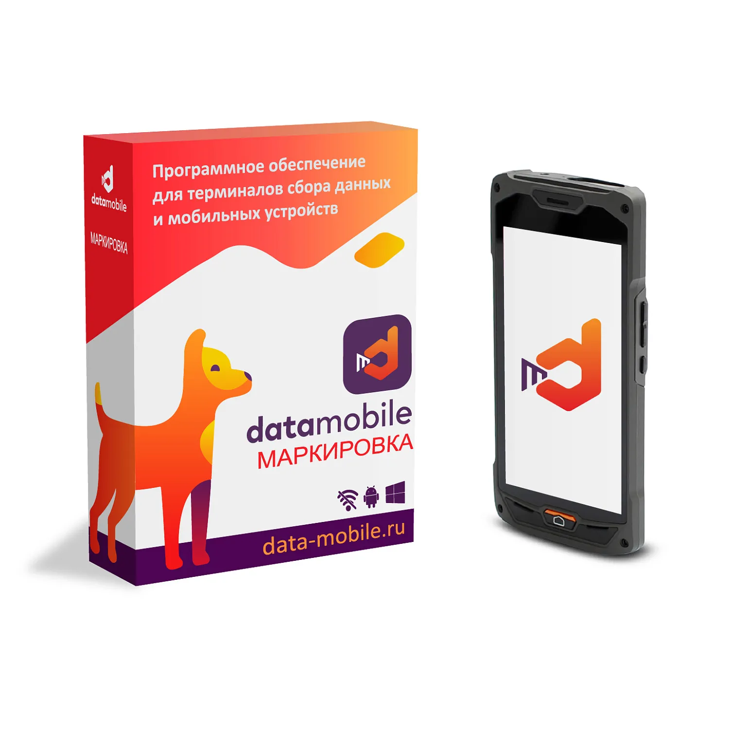 Комплект ТСД Mertech Sunmi L2 + ПО DataMobile Маркировка (арт. 4080+DataMobileMark)