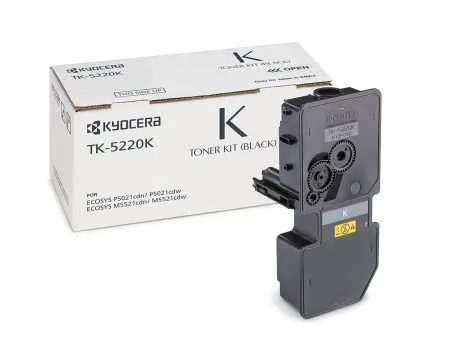 Оригинальный тонер-картридж Kyocera TK-5220K (чёрный, 1200 стр.) (арт. 1T02R90NL1)