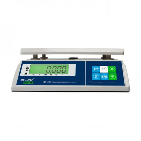 Фасовочные настольные весы Mertech M-ER 326AFU-15.2 LCD (по 5 в коробке) (арт. 3718)