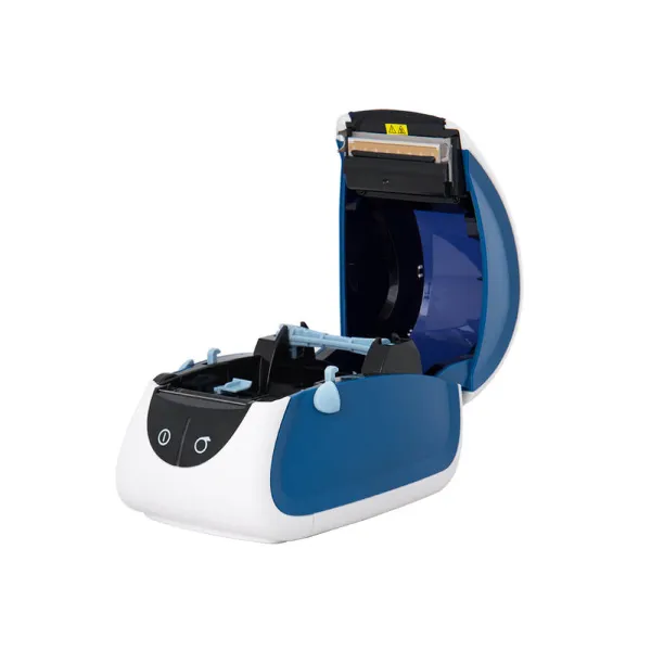 Термопринтер липких этикеток Mertech LP58 EVA RS232-USB White & blue (арт. 4584)