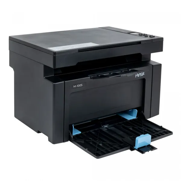 МФУ лазерное черно-белое HIPER M-1005NW Black (3-1), A4, LCD, USB, Bluetooth, RJ-45, Wi-Fi (арт. M-1005NW (BL))